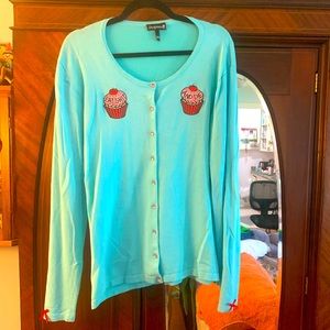 Sourpuss / Eat Shi* & Die Cupcake Sweater / XXXL